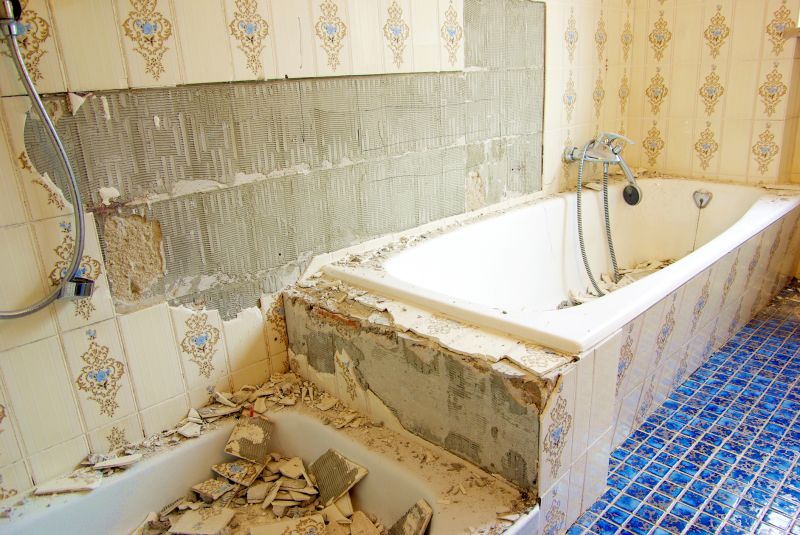 Careful Removal of Old Tub